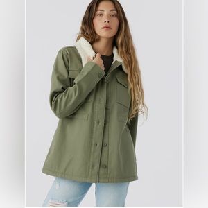 Hang Ten Women’s Utility Plush Collar Fleece Lined Jacket Size L
B